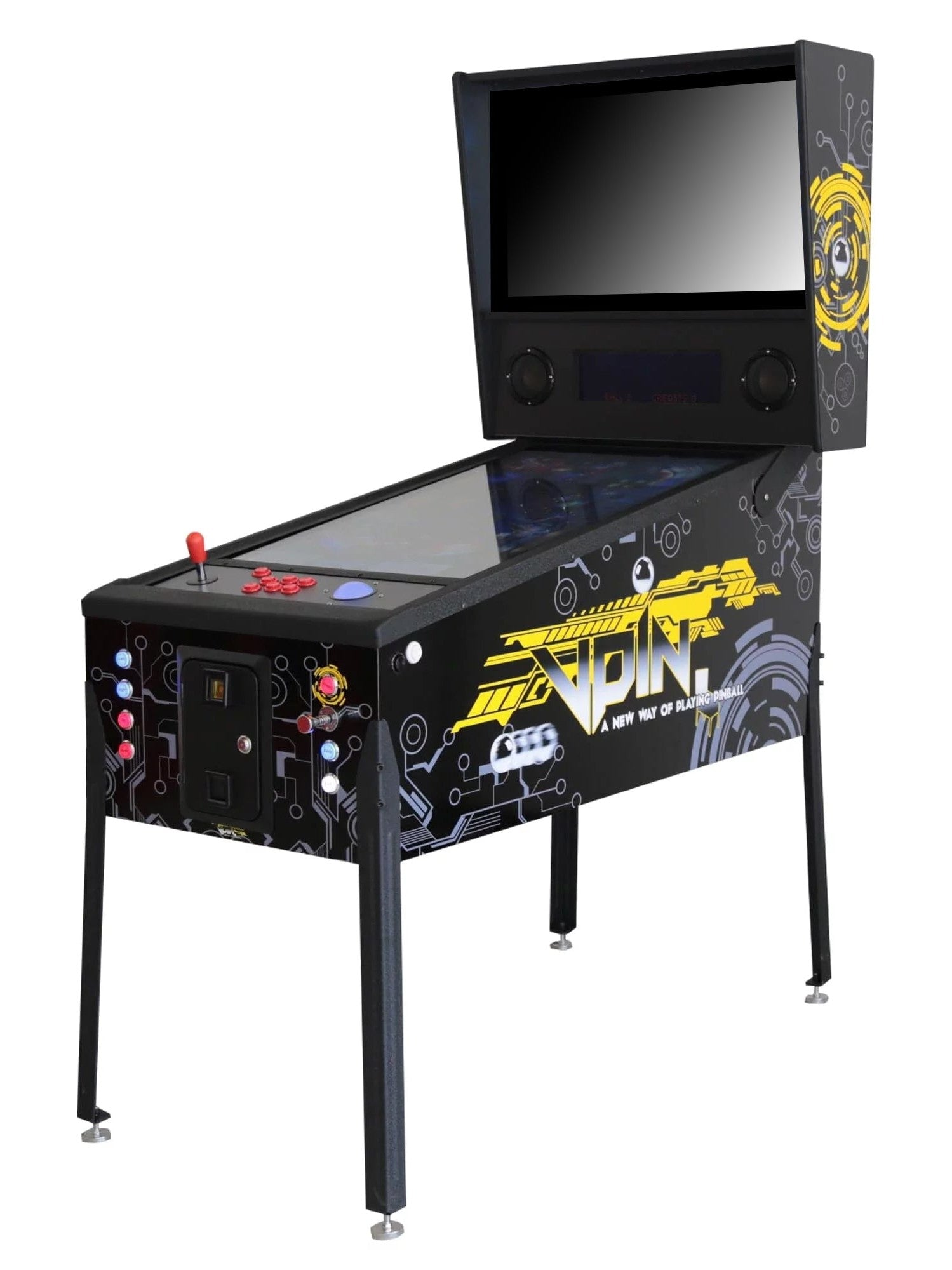 The Pincade Combo | Pinball & Arcade All in One Machine | 1 Player | 2558 Games