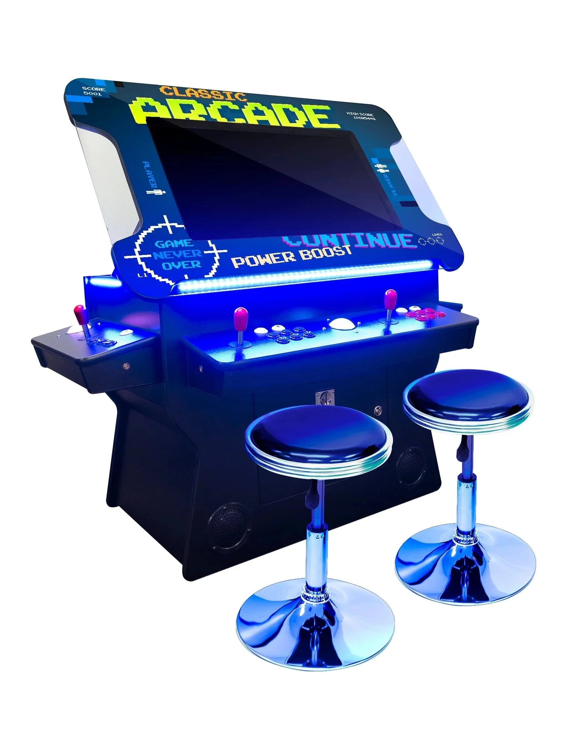 3-Sided Tilt Cocktail Arcade Machine