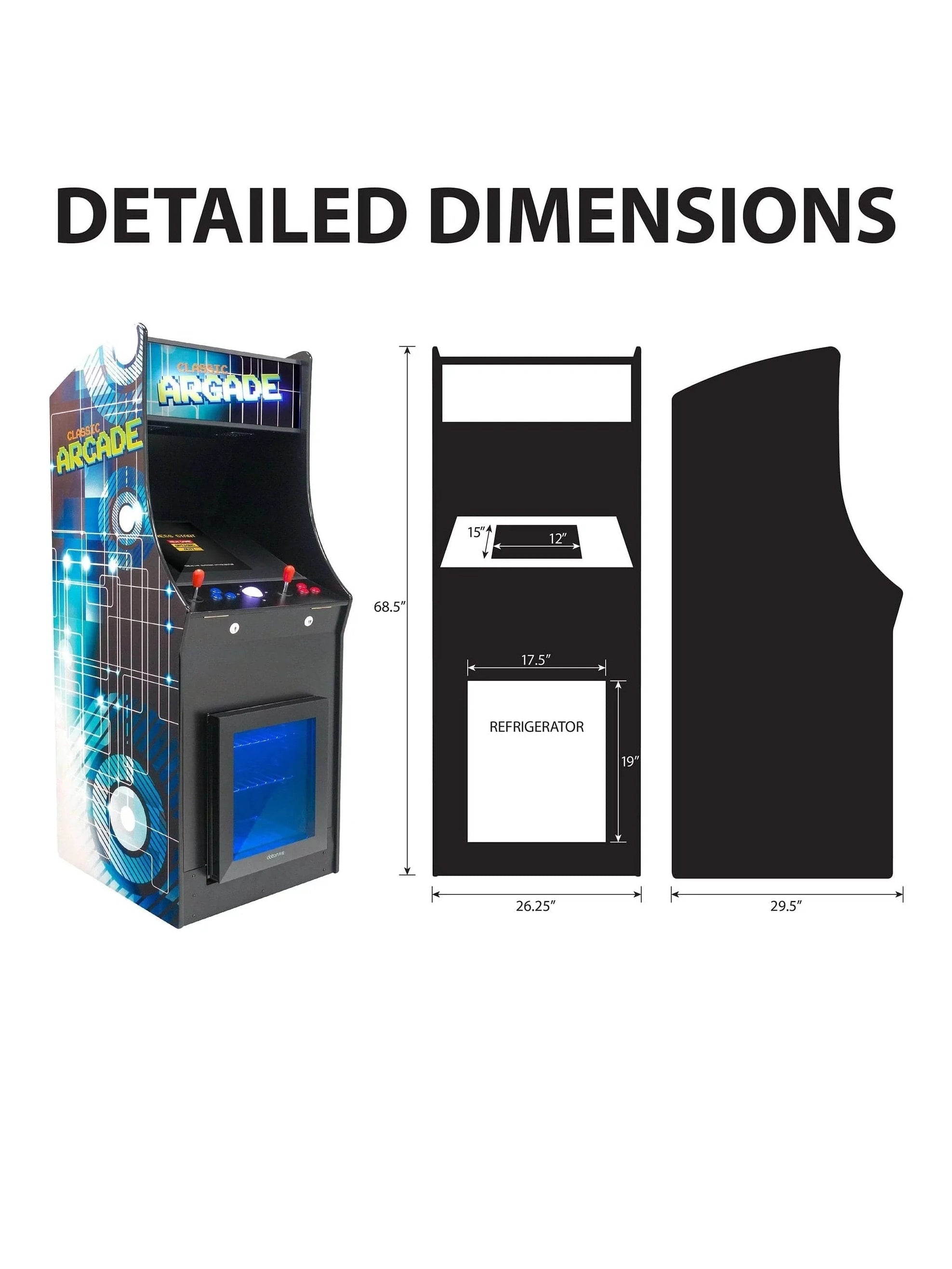 The Fridgecade Stand up Arcade