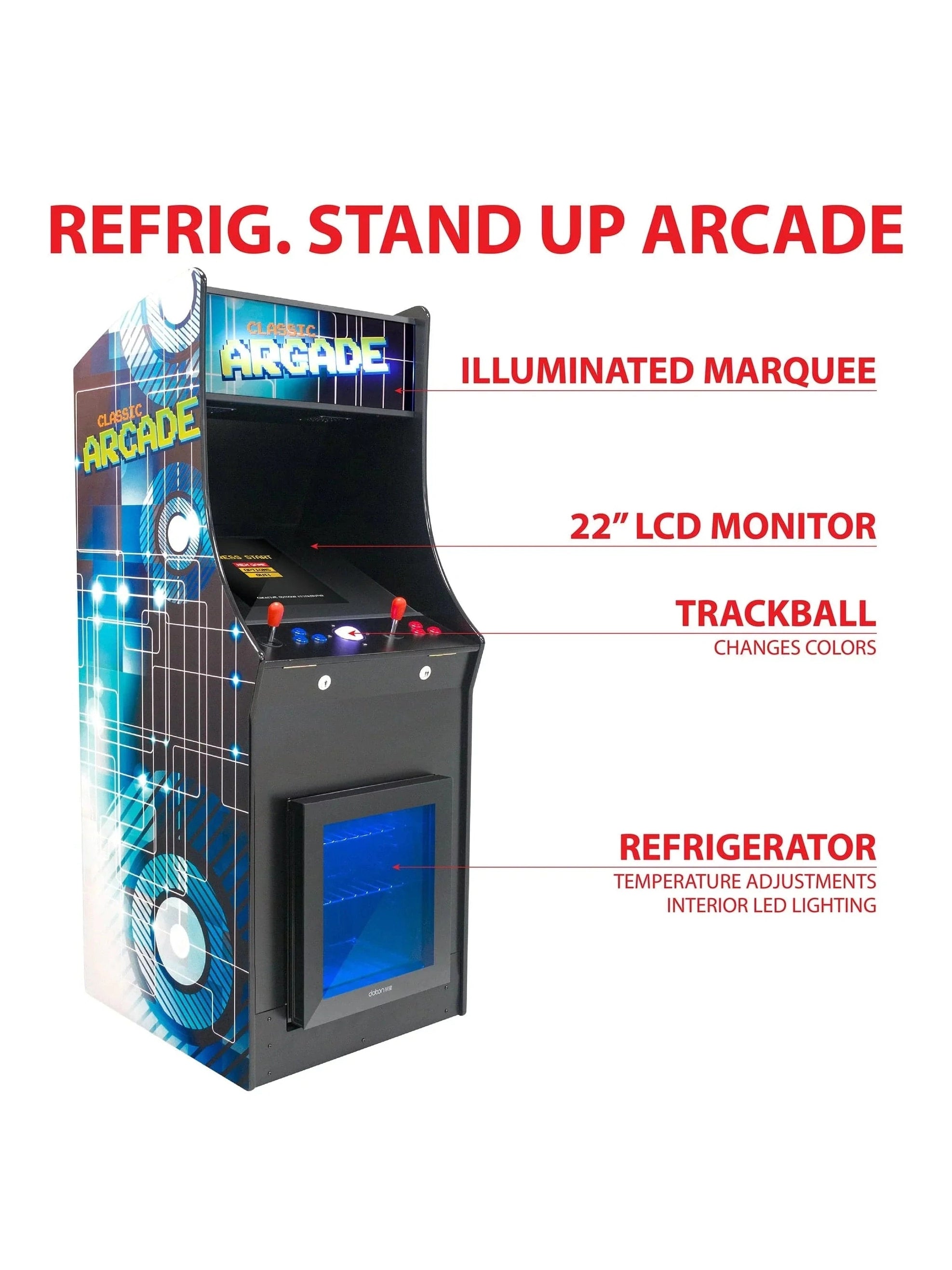 The Fridgecade Stand up Arcade