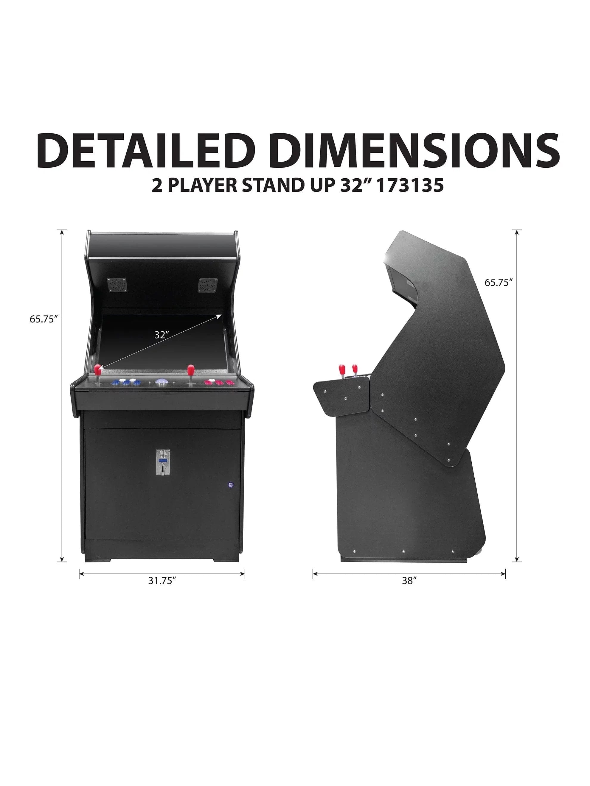 2P Hunchback Stand Up Arcade Machine