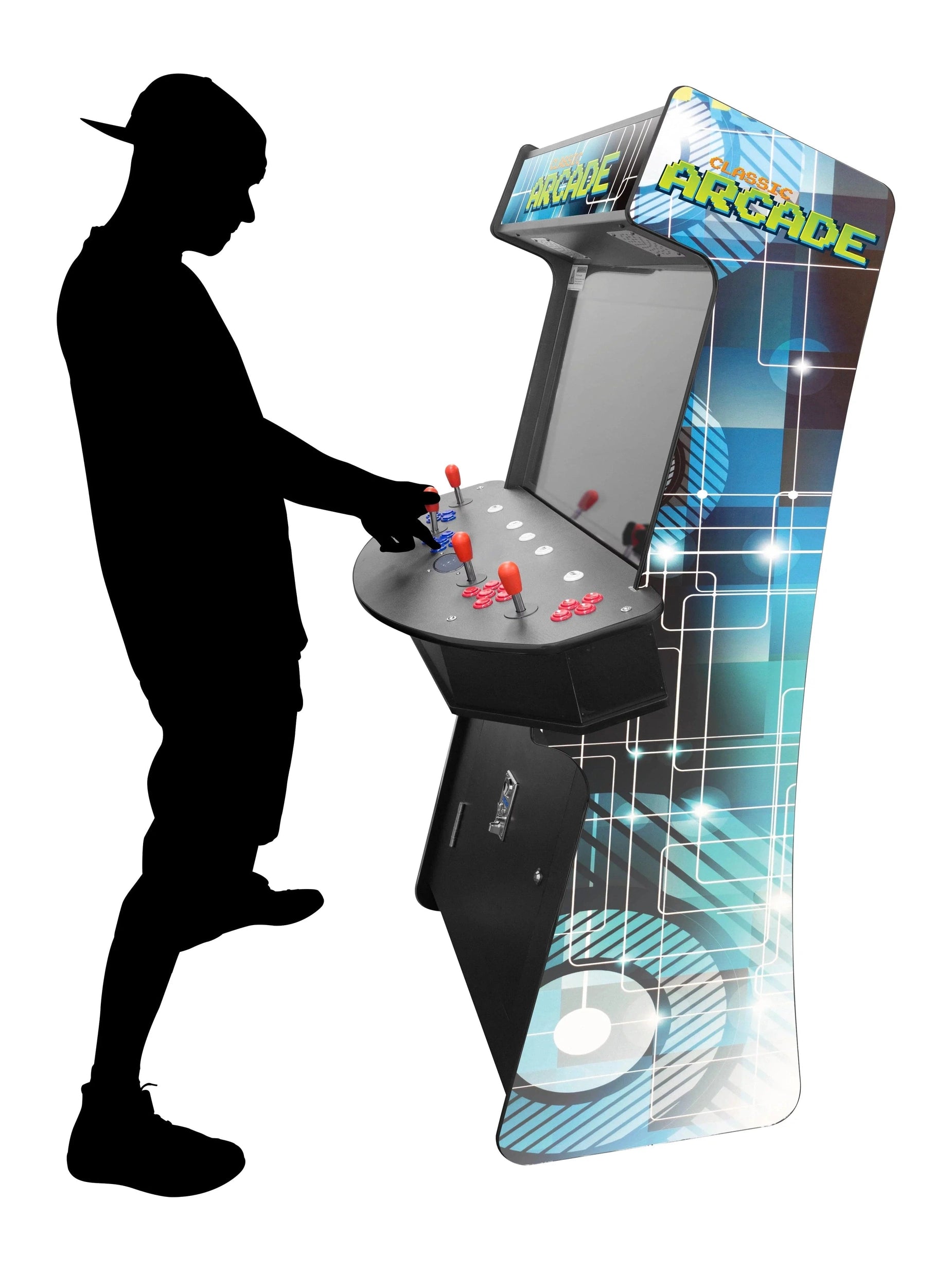 4P Slim Stand Up Arcade Machine