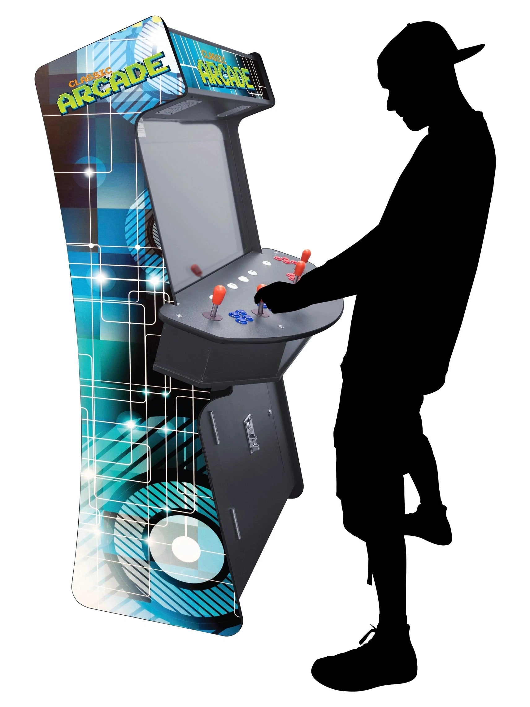 4P Slim Stand Up Arcade Machine