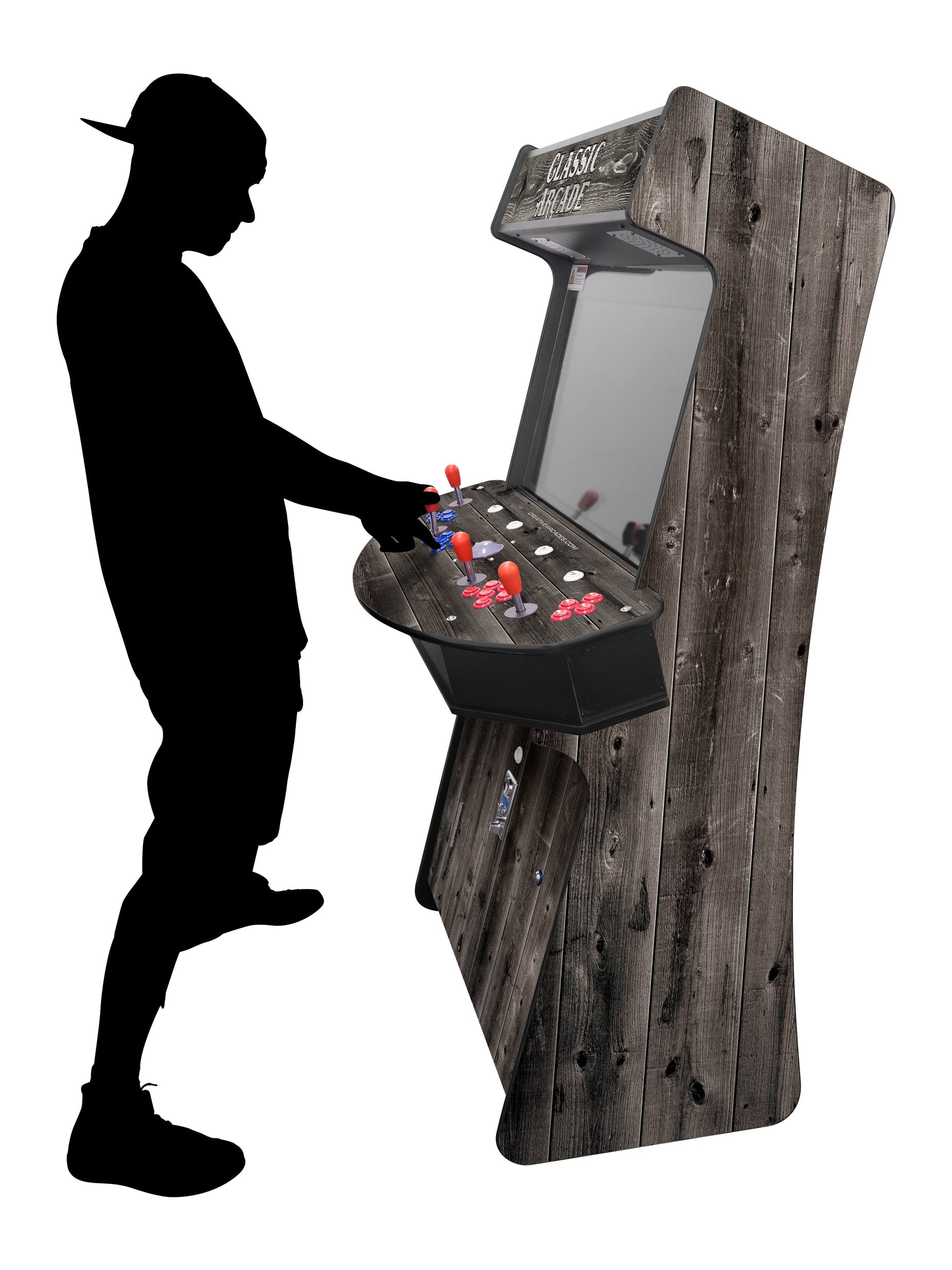 4P Slim Stand Up Arcade Machine