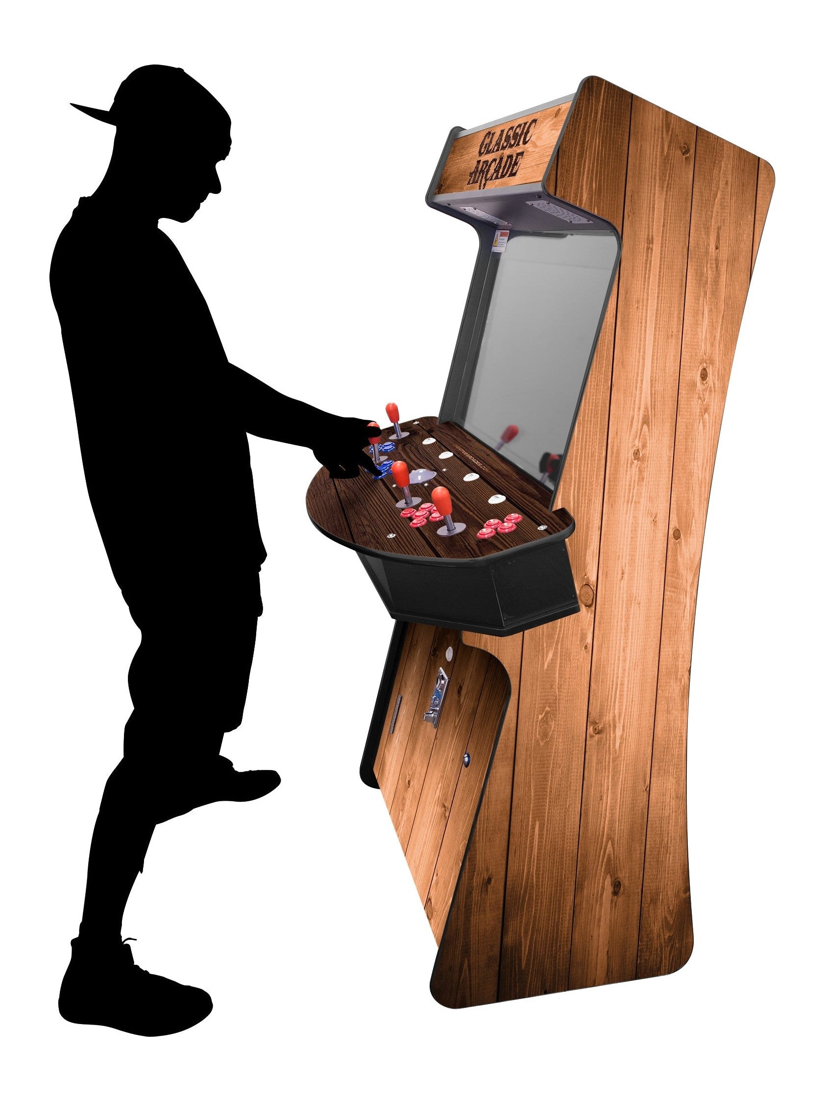 4P Slim Stand Up Arcade Machine