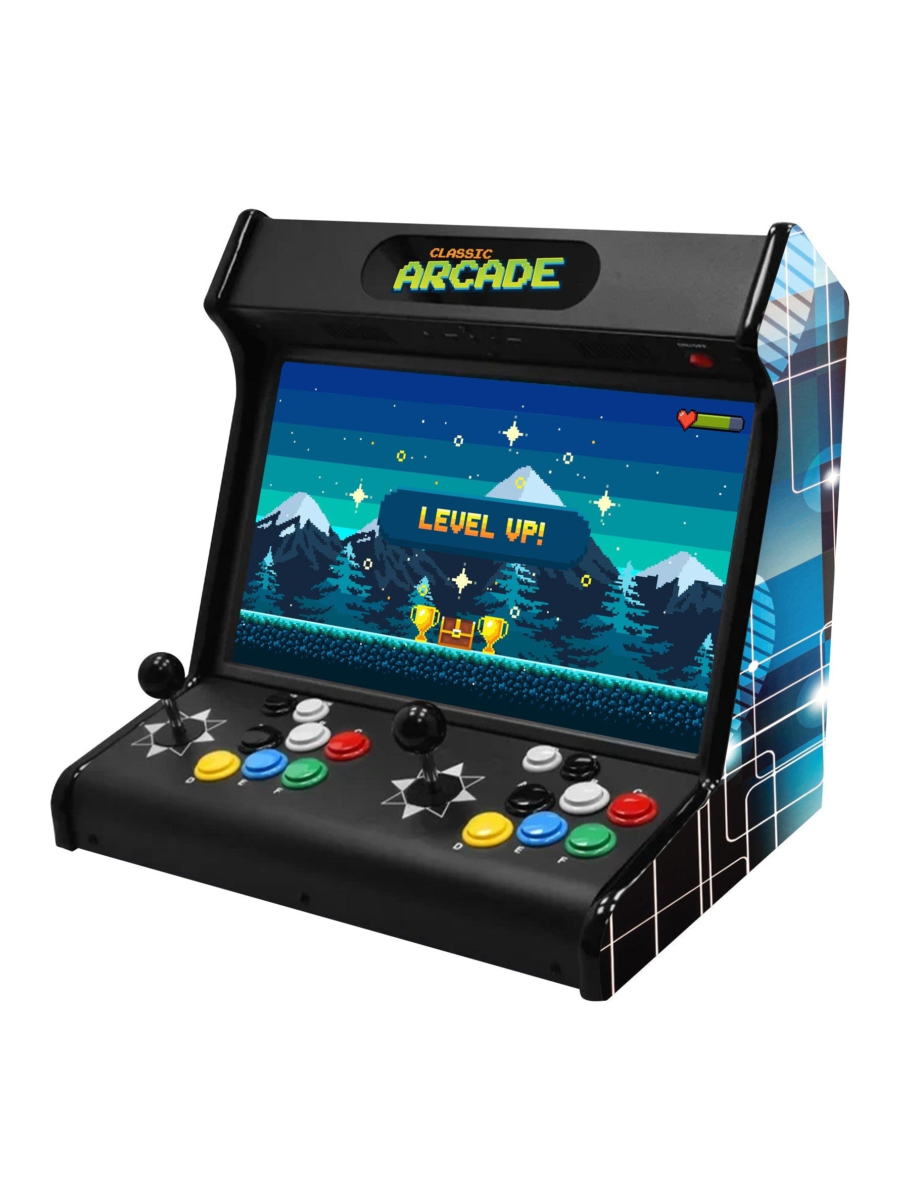 2P Mini 18.5" LCD Tabletop Arcade Machine with 23,000 Modern and Classic Games | Wifi Access | HDMI Compatible