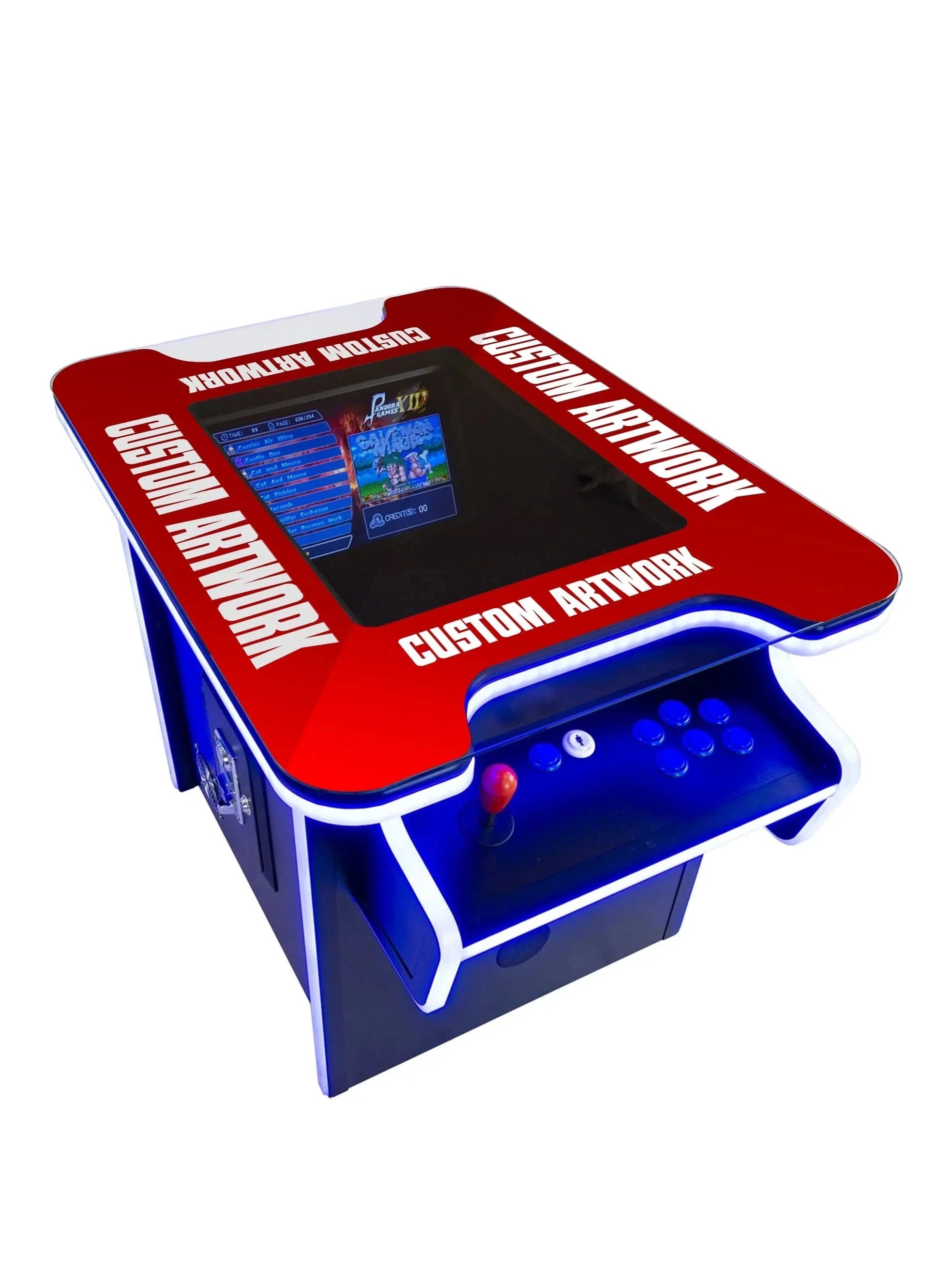 2P Dual-Screen Cocktail Arcade Machine