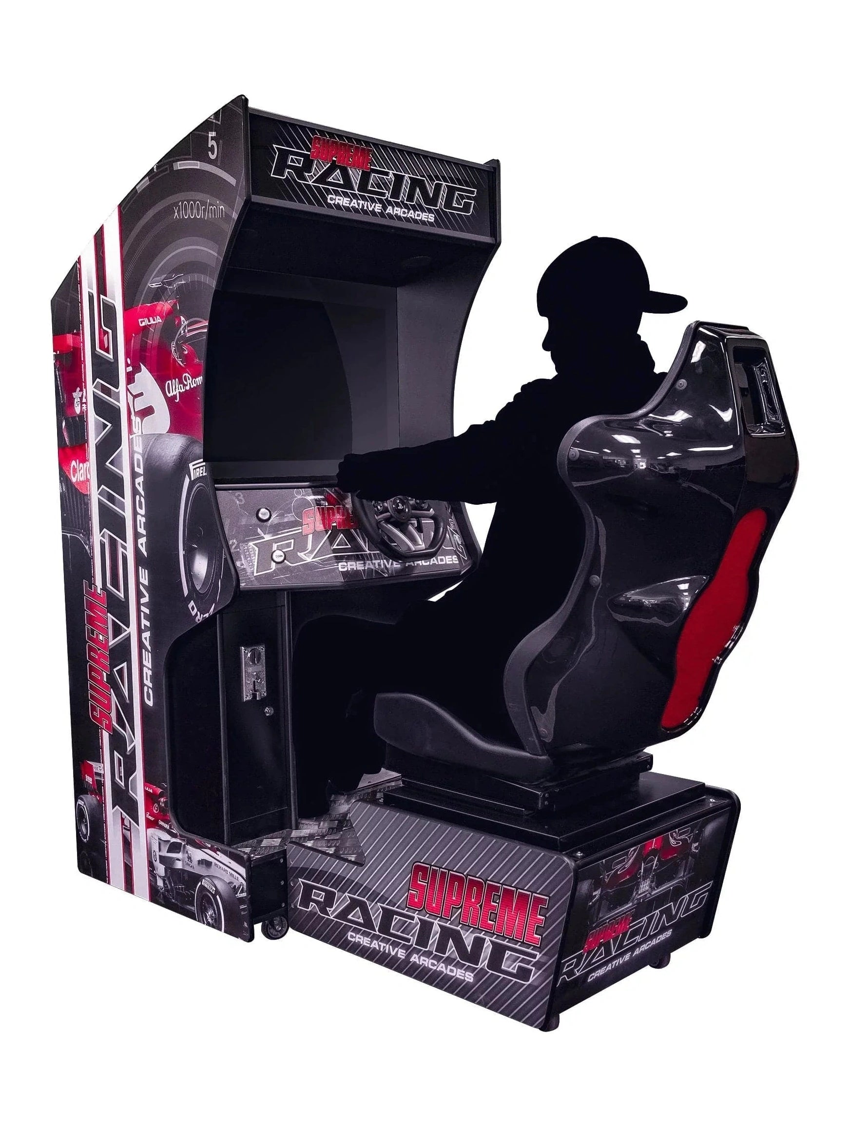 Classic Racing Arcade Machine | Up to 205 Classic Racing Games | No Wifi Access