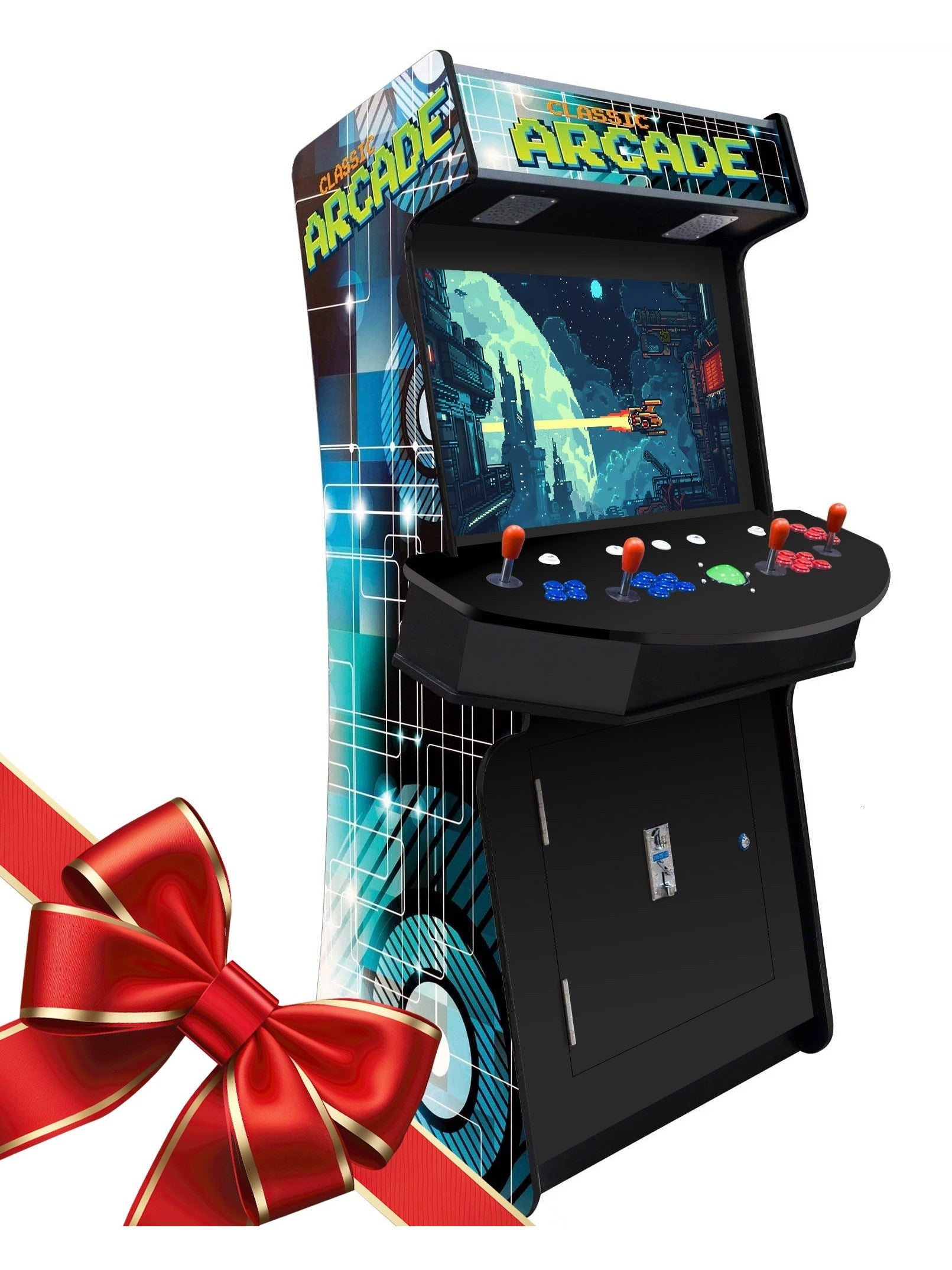 4P Slim Stand Up Arcade Machine