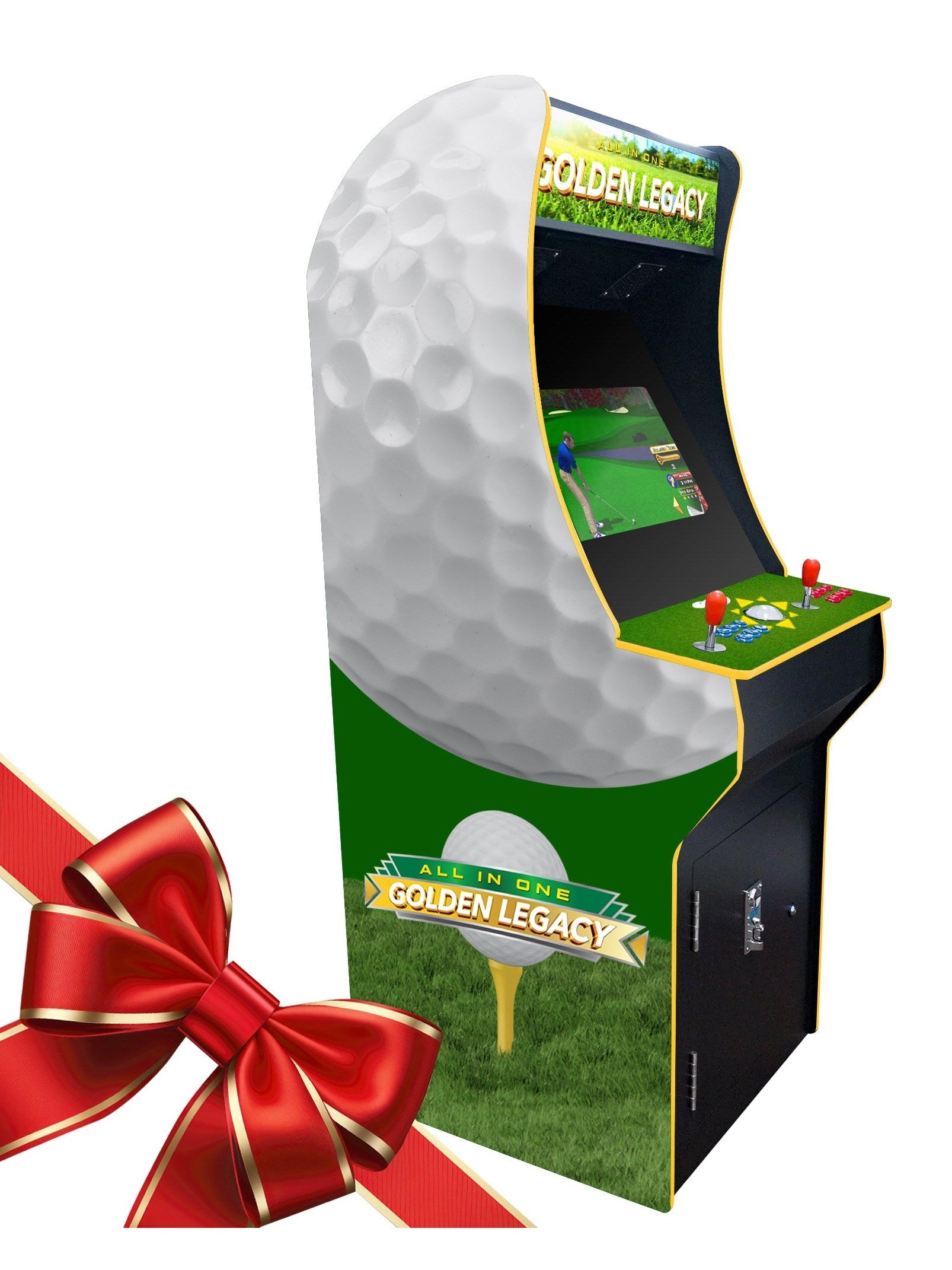 2P Classic Arcade Machine | Golden Legacy Golf Edition