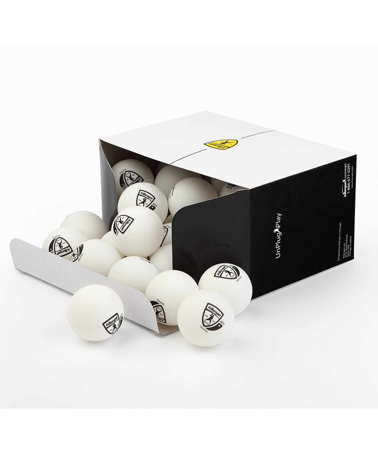 Killerspin 25 Pack - Training Balls 40+ (White)