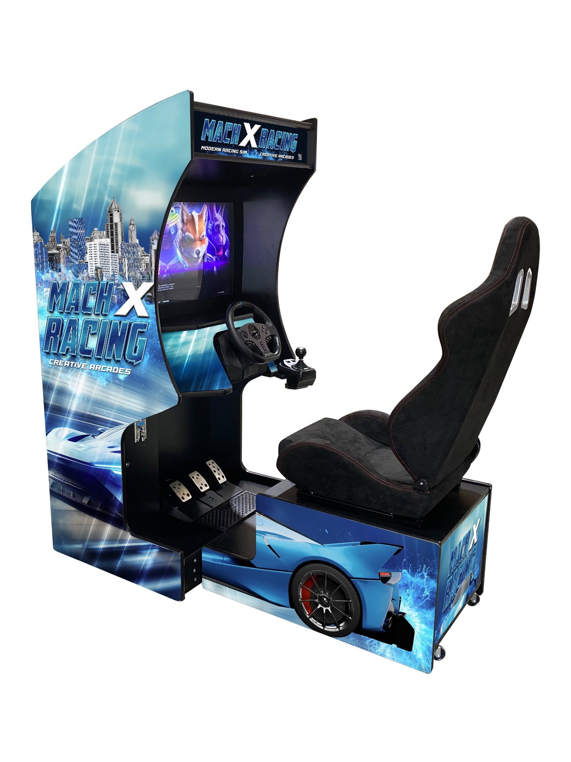 Modern Racing Sim Machine | Wifi Compatible | Connect to Endless Games