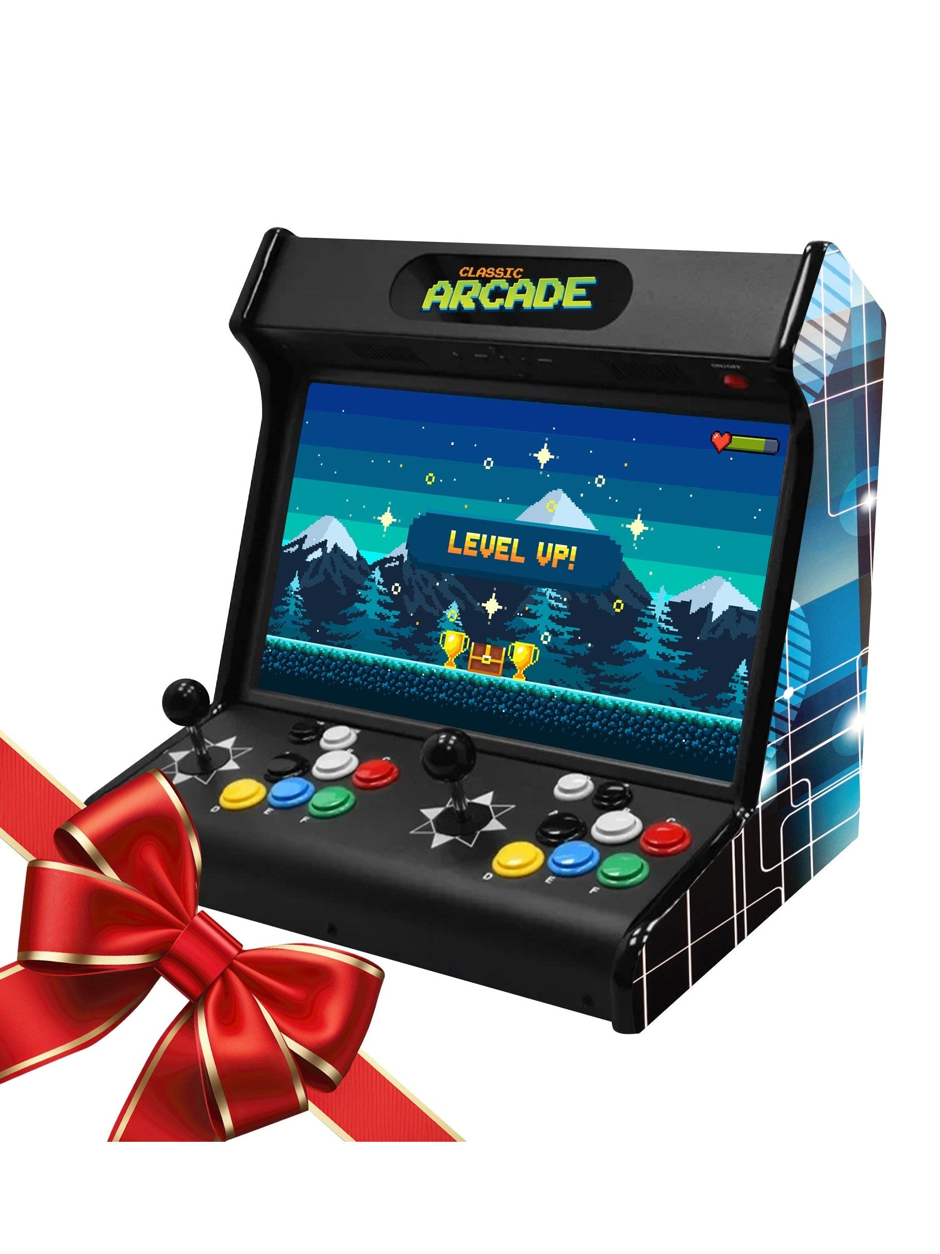 2P Mini 18.5" LCD Tabletop Arcade Machine with 23,000 Modern and Classic Games | Wifi Access | HDMI Compatible