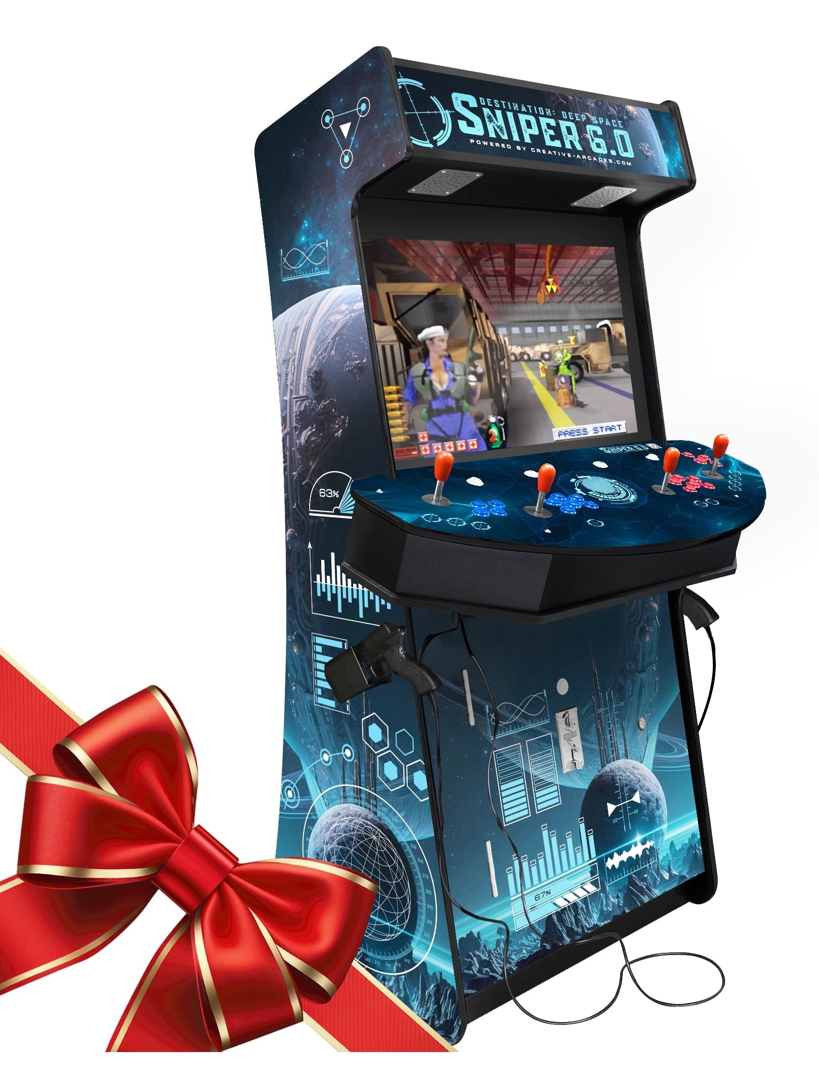 Sniper 6.0 Light Blaster Stand Up Arcade