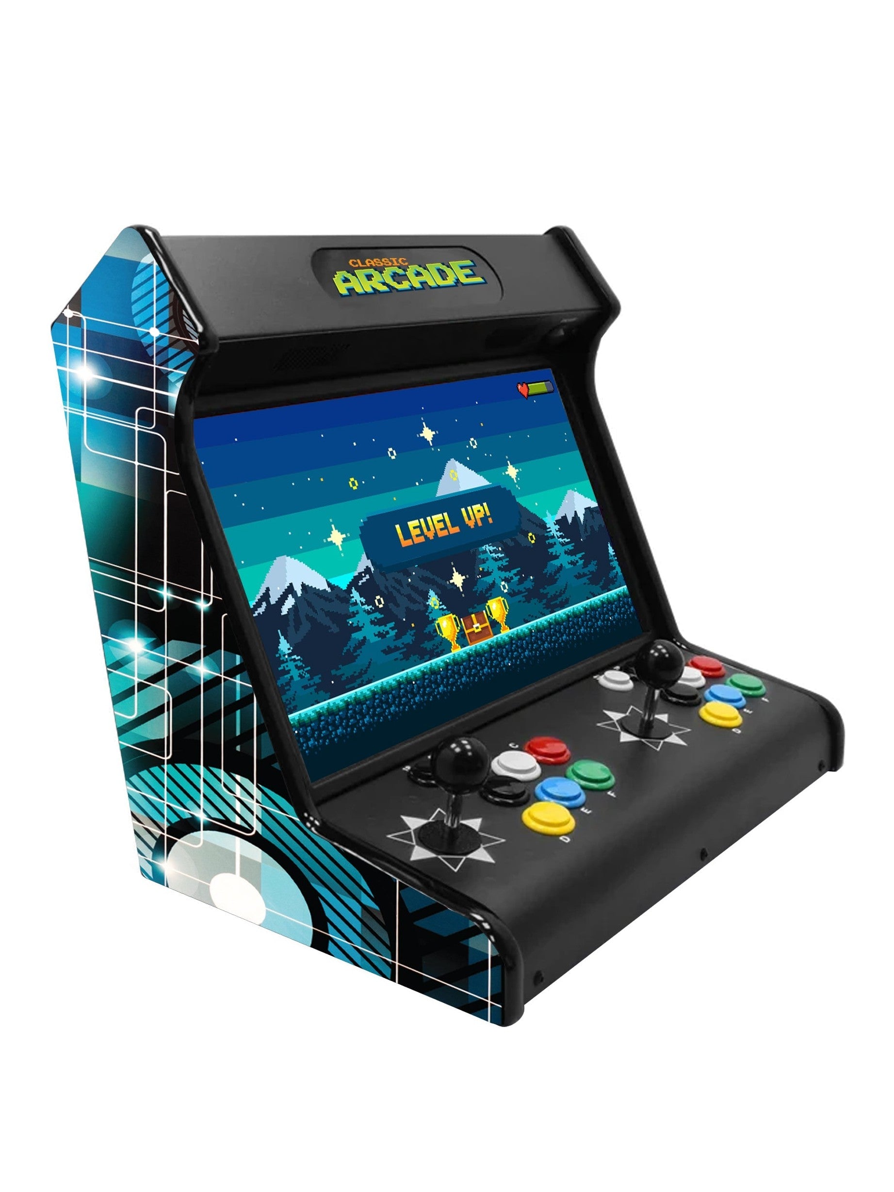 2P Mini 18.5" LCD Tabletop Arcade Machine with 23,000 Modern and Classic Games | Wifi Access | HDMI Compatible