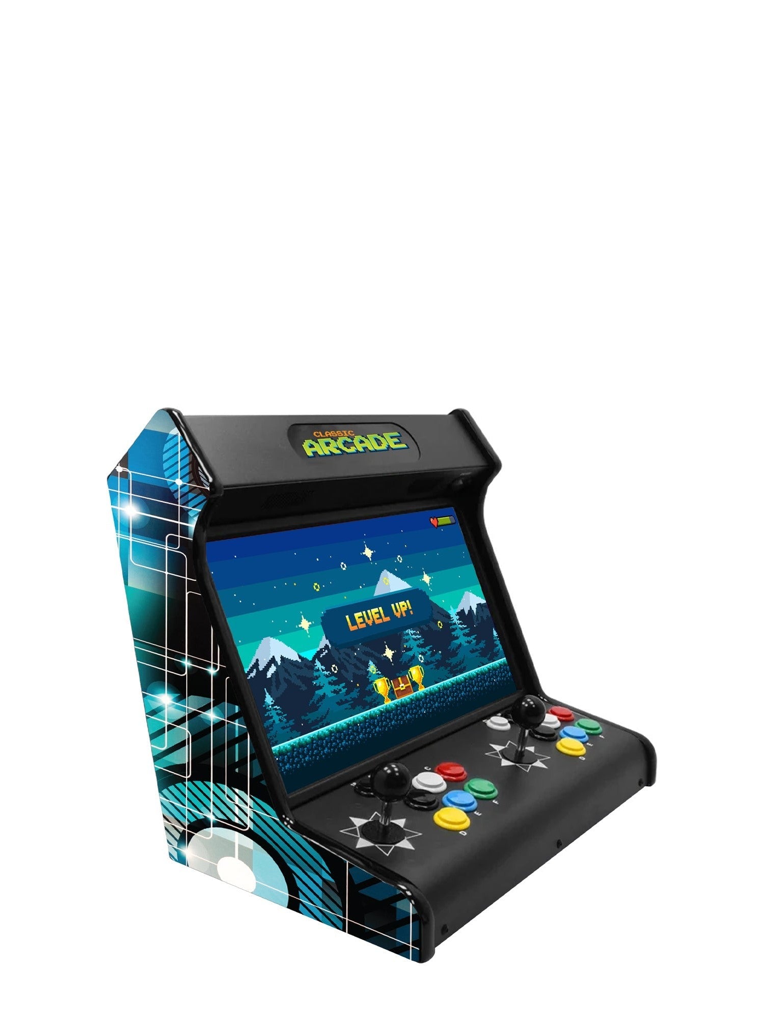 2P Mini 18.5" LCD Tabletop Arcade Machine with 23,000 Modern and Classic Games | Wifi Access | HDMI Compatible