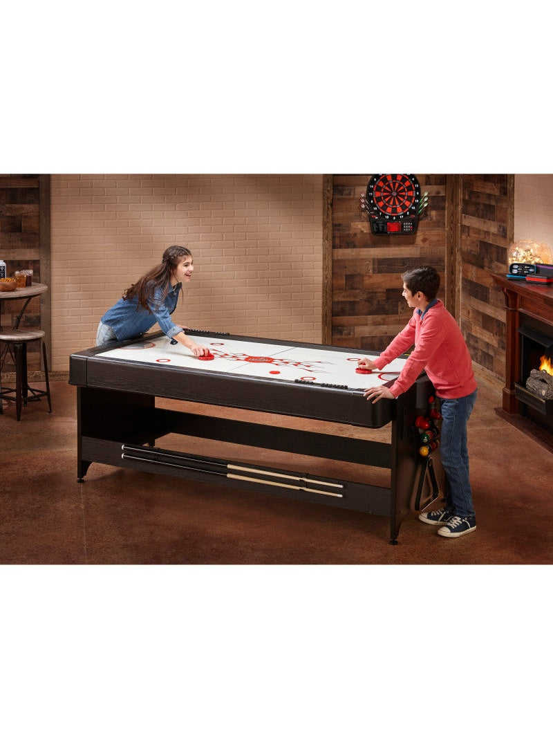 Fat Cat Original 3-in-1 Burgundy 7' Pockey™ Multi-Game Table