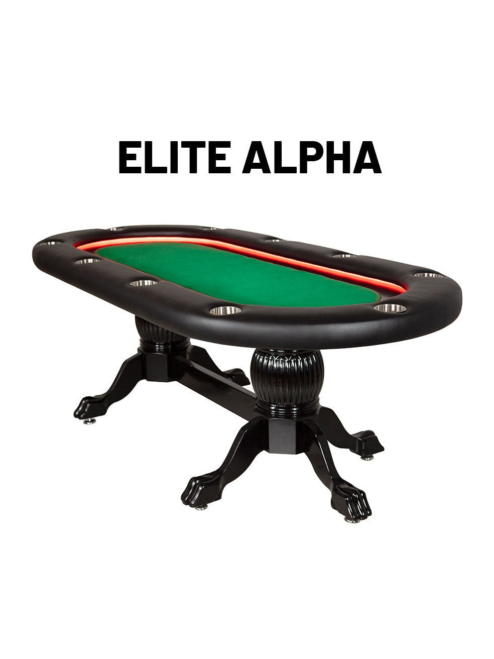 Elite Alpha (LED) Poker Table