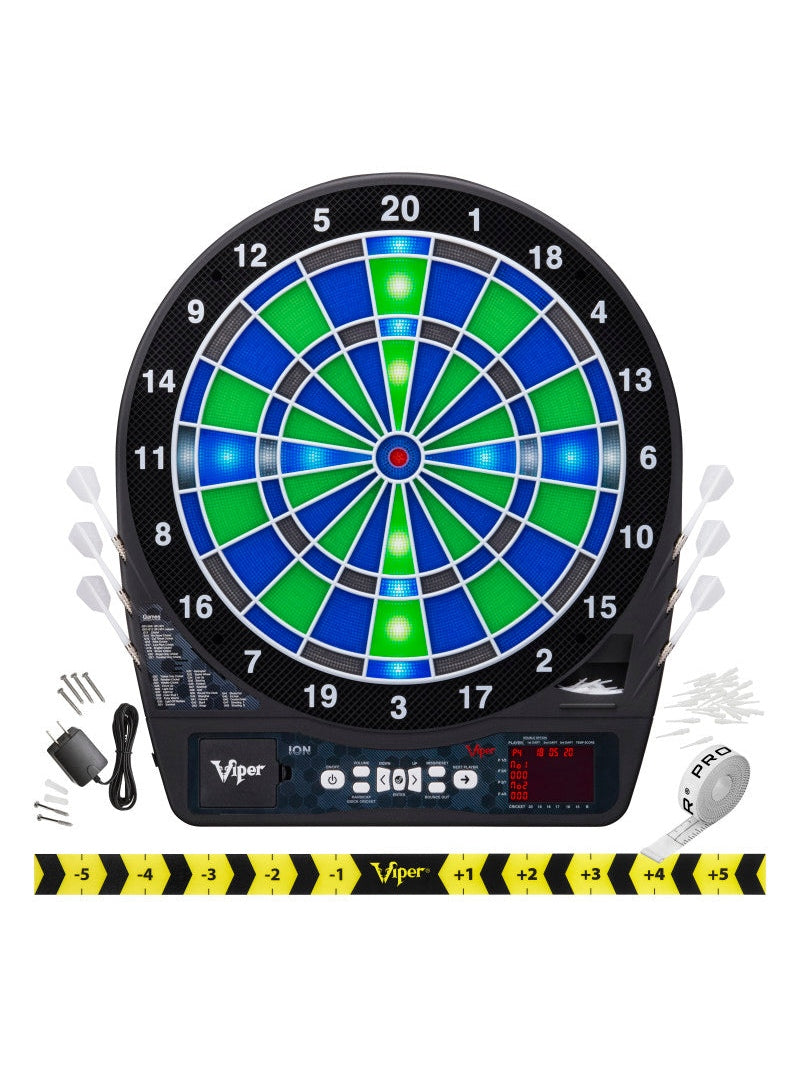 Viper Ion Illuminated Electronic Dartboard, 15.5" Regulation Target