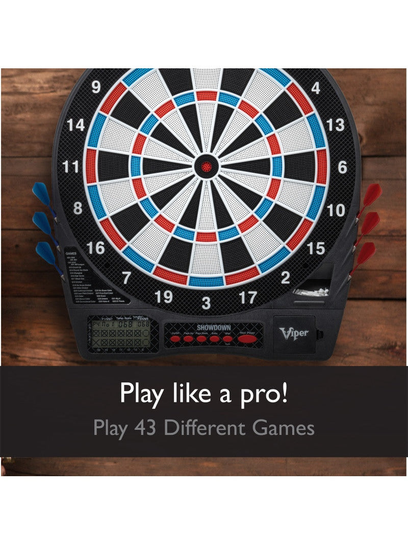 Viper Showdown Electronic Dartboard, 15.5" Regulation Target