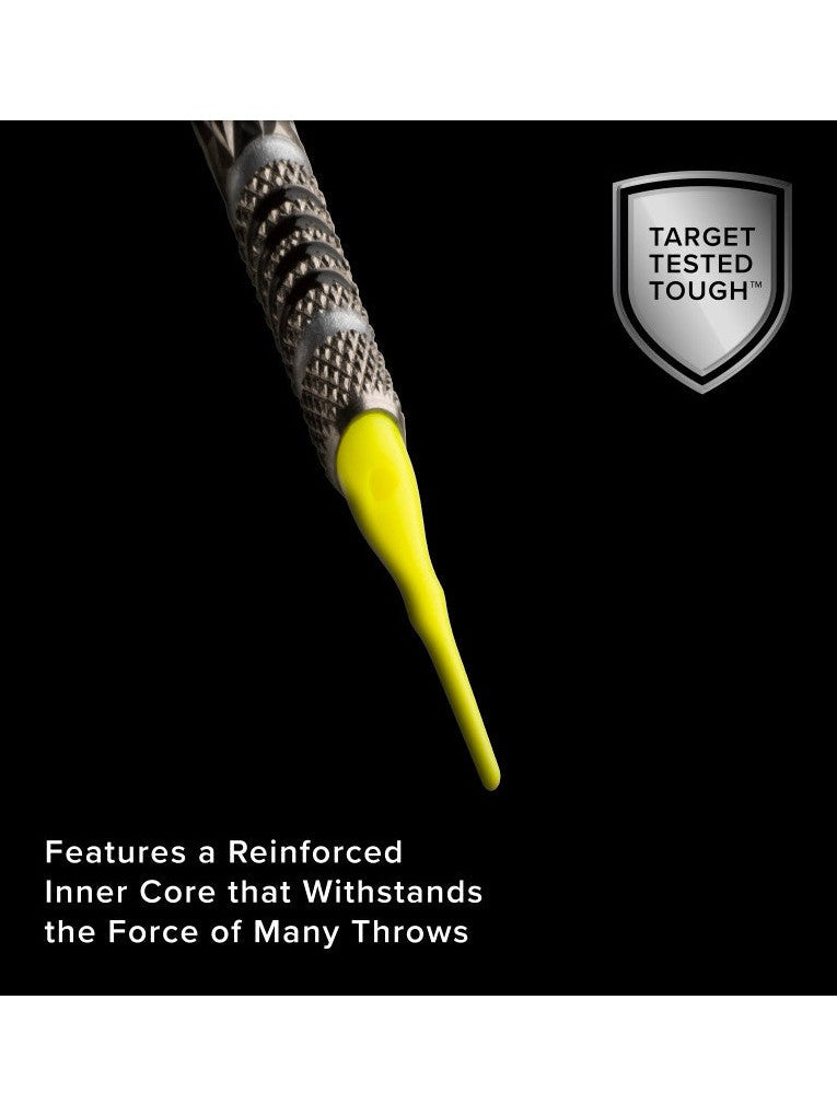Viper Tufflex Tips III 2BA Neon Yellow 100Ct Soft Dart Tips