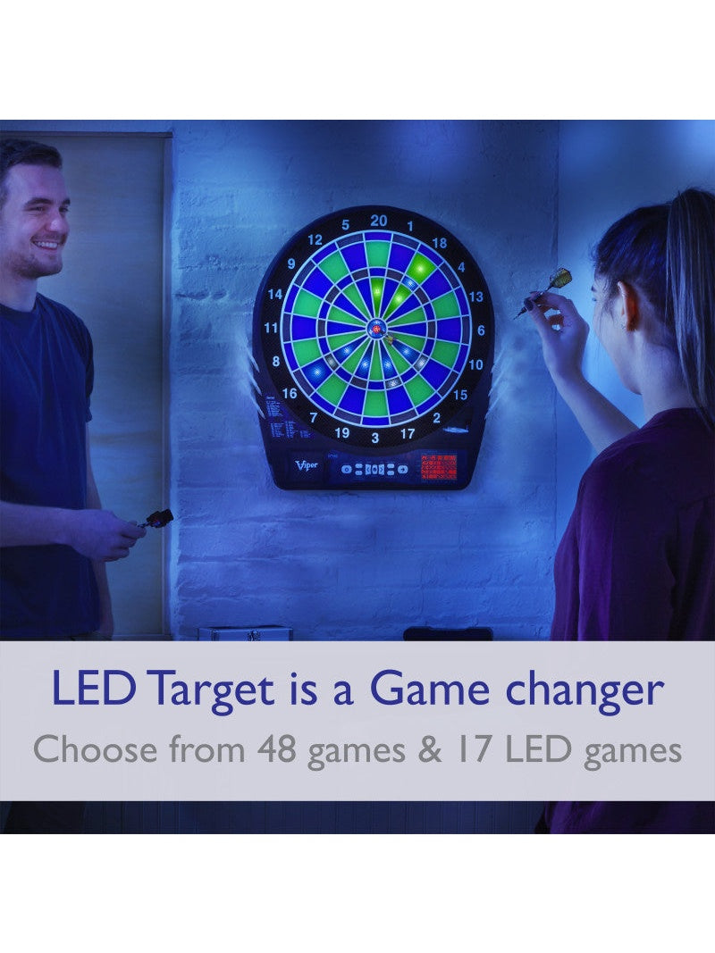 Viper Ion Illuminated Electronic Dartboard, 15.5" Regulation Target