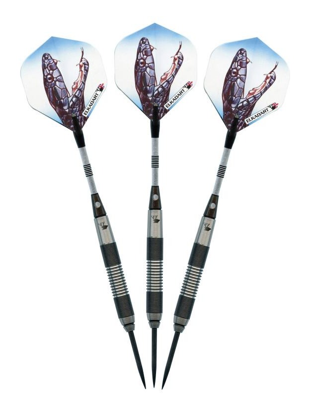 Elkadart Black Mamba 80% Tungsten Steel Tip Darts 26 Grams