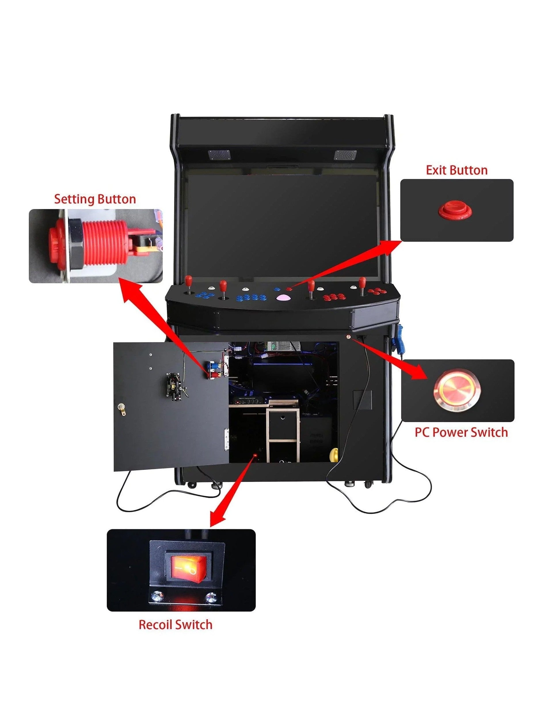 TR-2 Terminator Light Blaster Stand up Arcade Machine