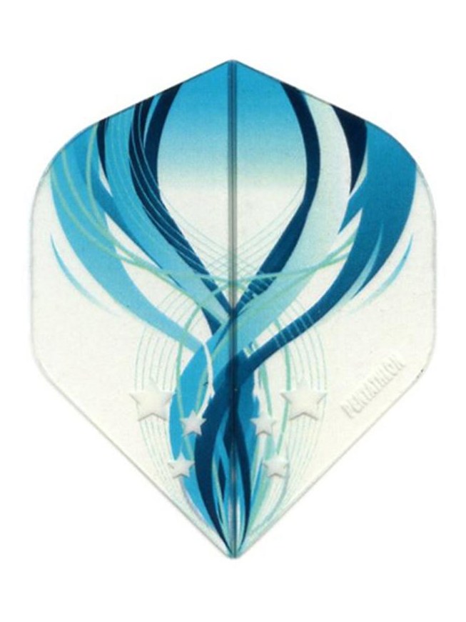 Pentathlon Standard Translucent Design White/Blue Flights