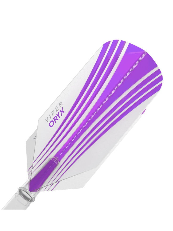 V-100 Flights Oryx Slim Purple/White Dart Flights