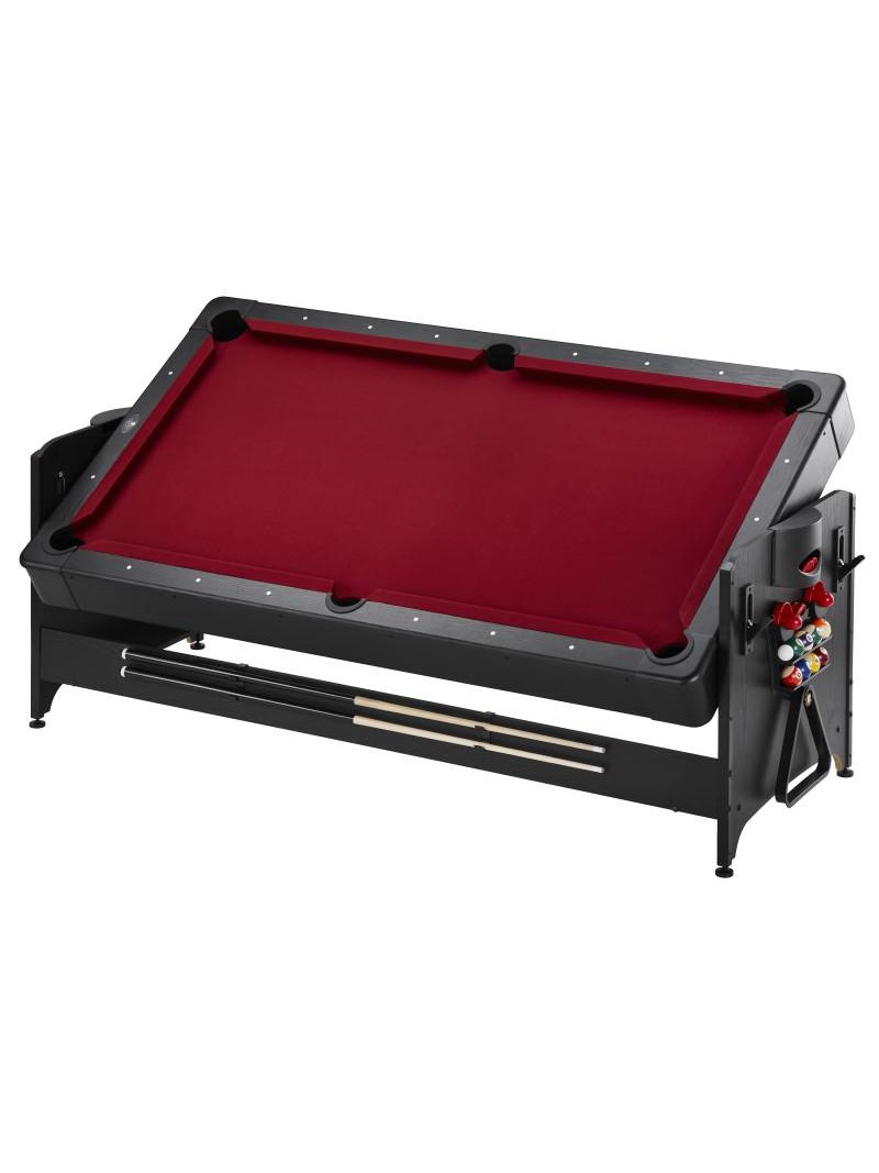 Fat Cat Original 3-in-1 Burgundy 7' Pockey™ Multi-Game Table