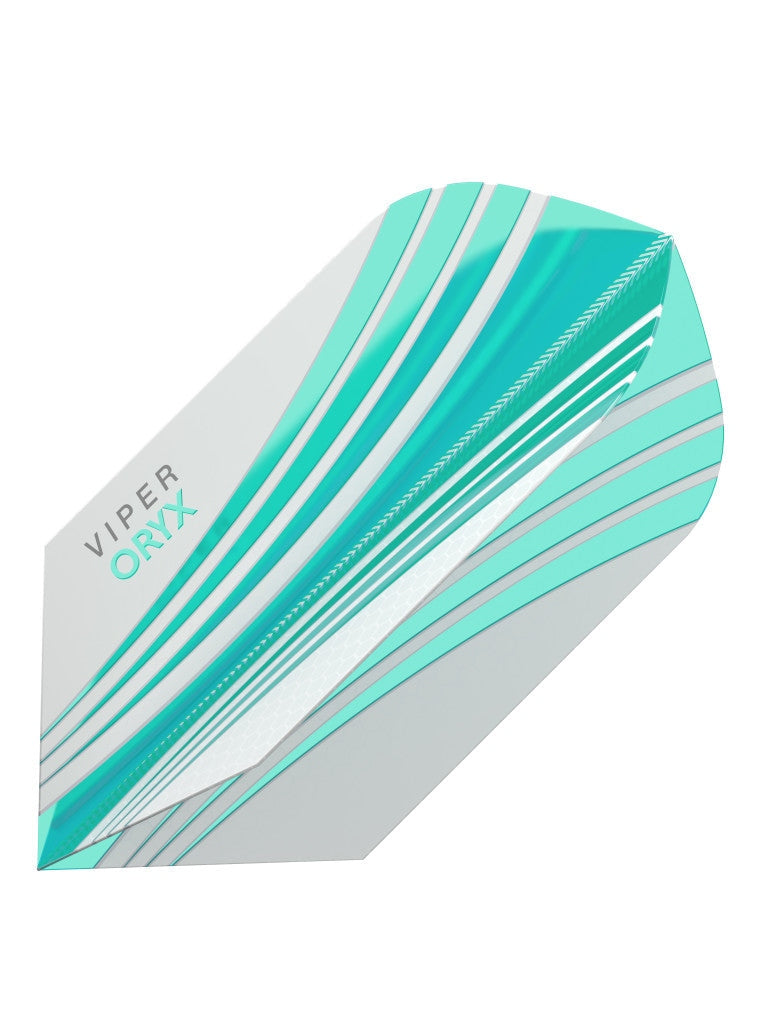 V-100 Flights Oryx Slim Teal/White Dart Flights