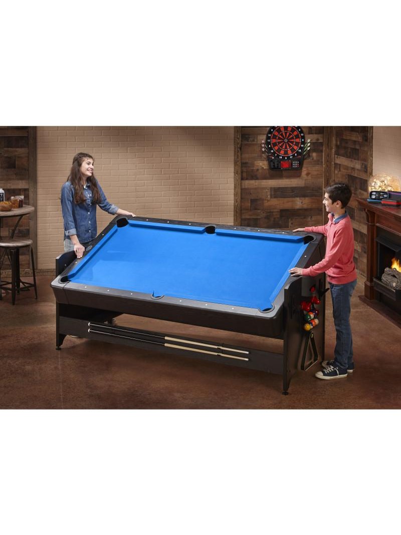 Fat Cat Original 3-in-1 Blue 7' Pockey™ Multi-Game Table