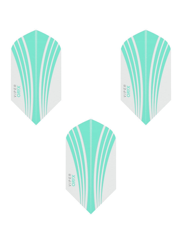 V-100 Flights Oryx Slim Teal/White Dart Flights