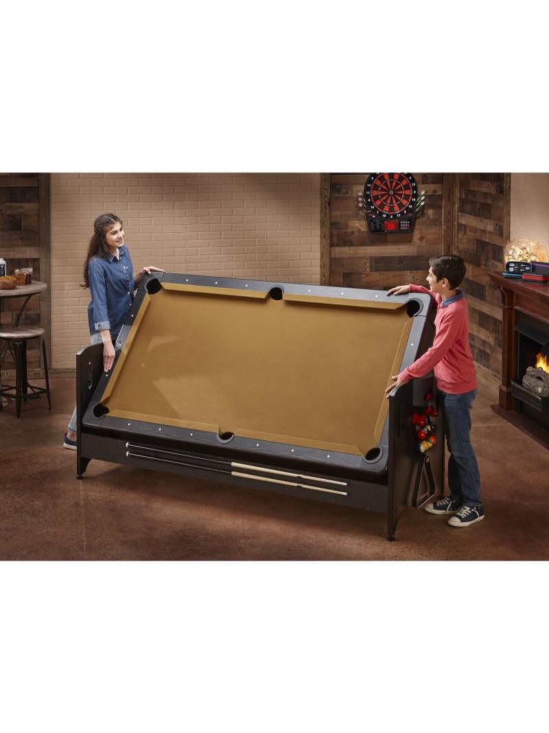 Fat Cat Original 3-in-1 Tan 7' Pockey™ Multi-Game Table