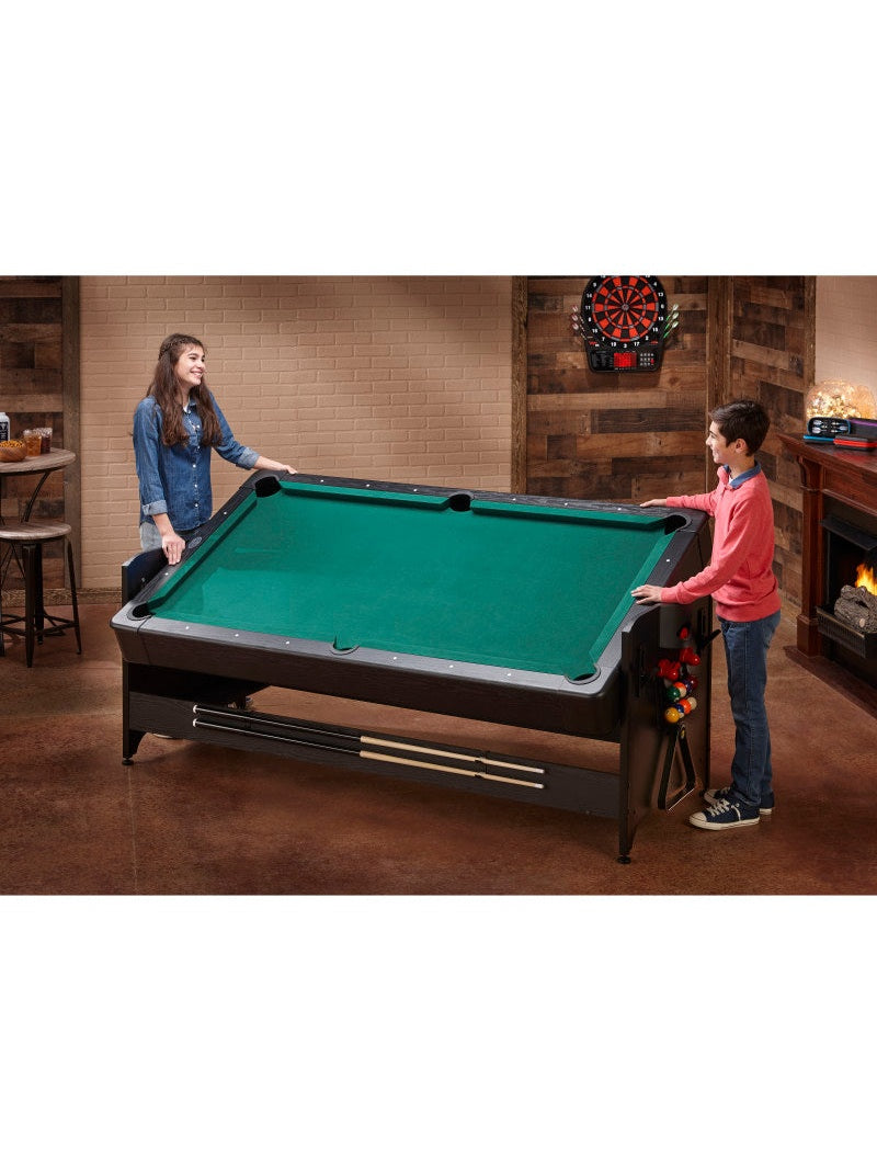 Fat Cat Original 3-in-1 Green 7' Pockey™ Multi-Game Table