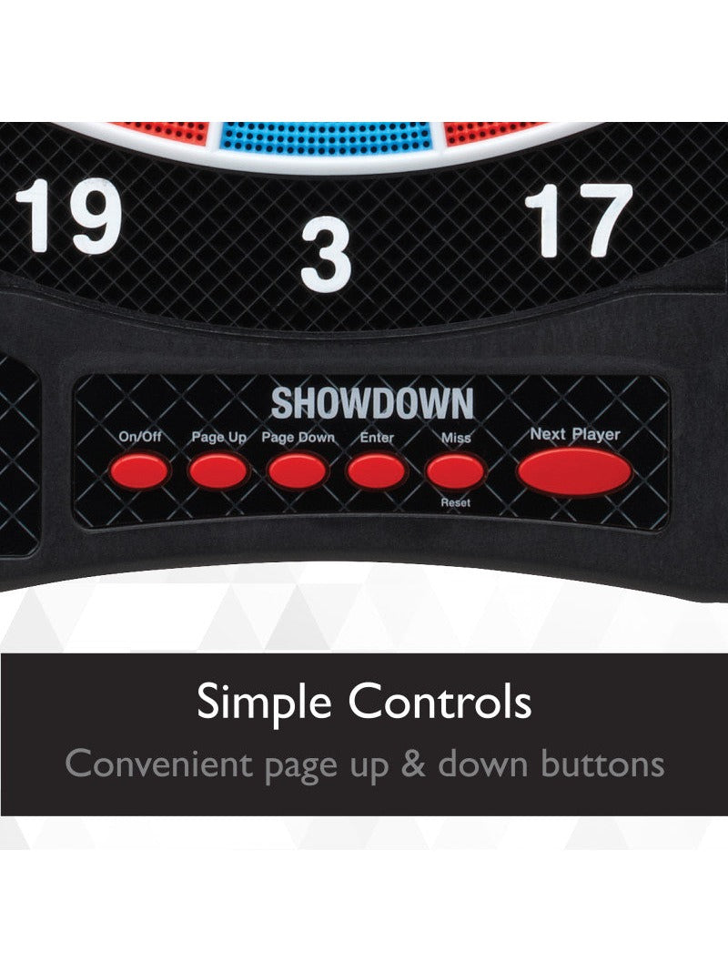 Viper Showdown Electronic Dartboard, 15.5" Regulation Target