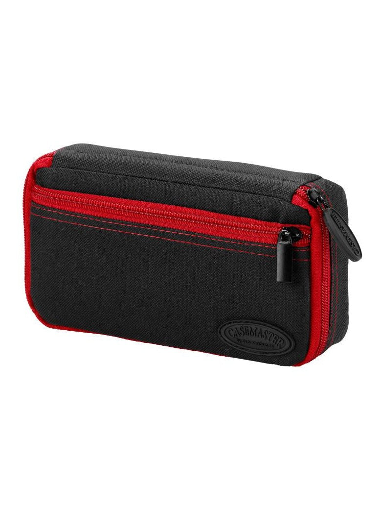 Casemaster Plazma Dart Case Black with Ruby Zipper