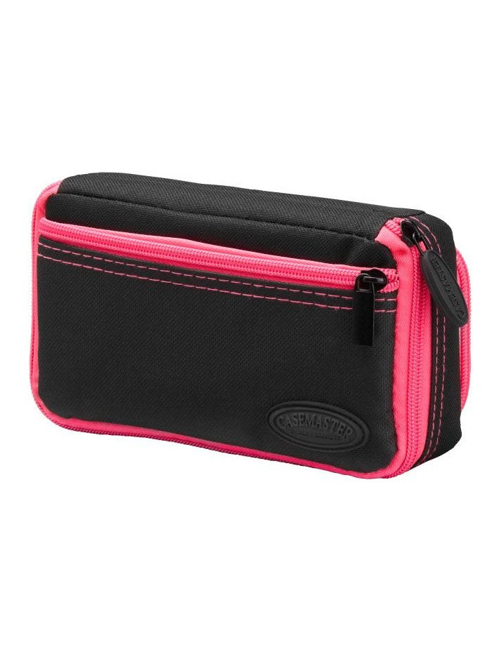 Casemaster Plazma Plus Dart Case Black with Pink Trim and Phone Pocket