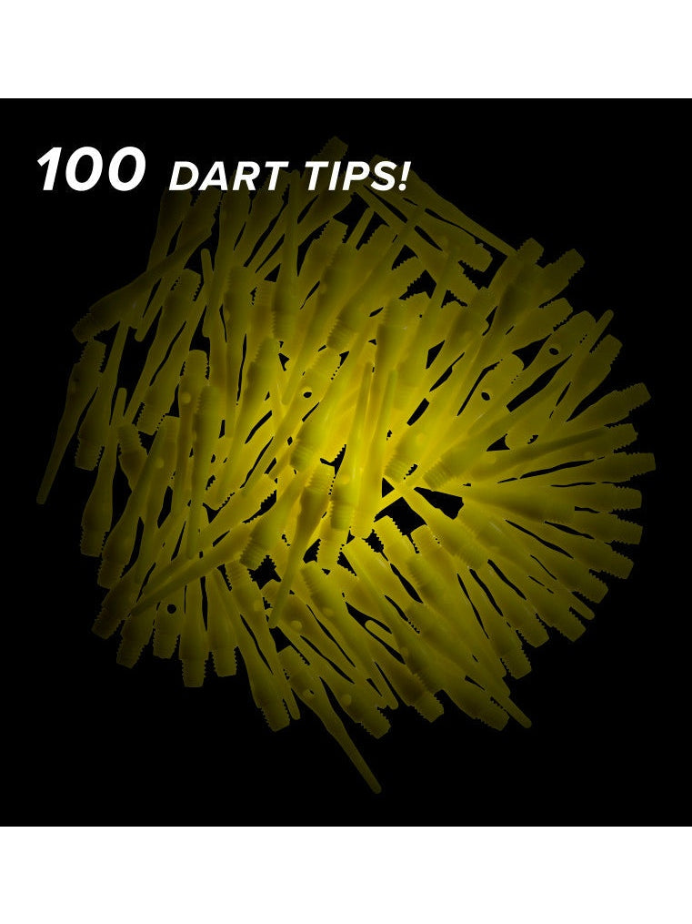 Viper Tufflex Tips III 2BA Neon Yellow 100Ct Soft Dart Tips