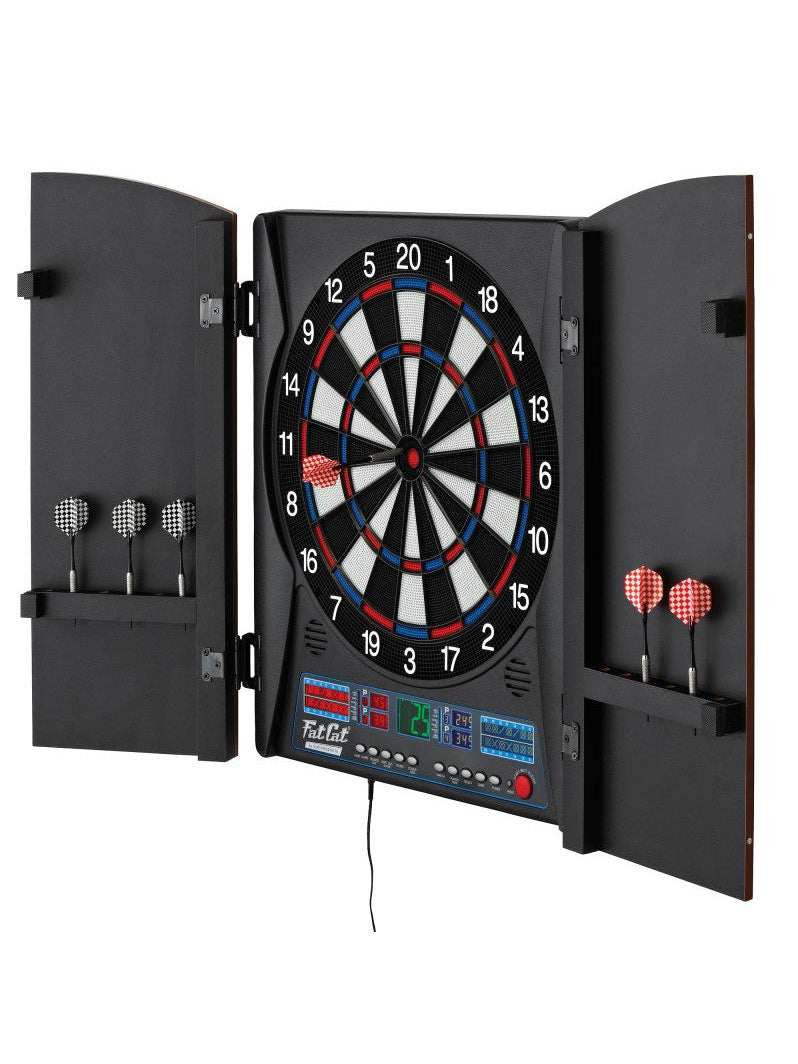 Fat Cat Electronx Electronic Dartboard, 13.5" Compact Target