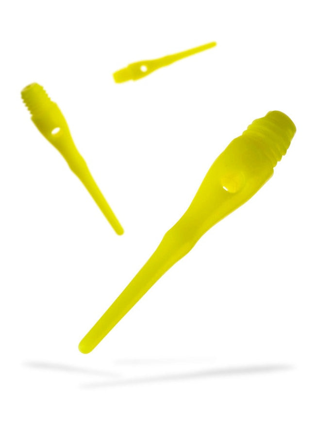 Viper Tufflex Tips III 2BA Neon Yellow 100Ct Soft Dart Tips