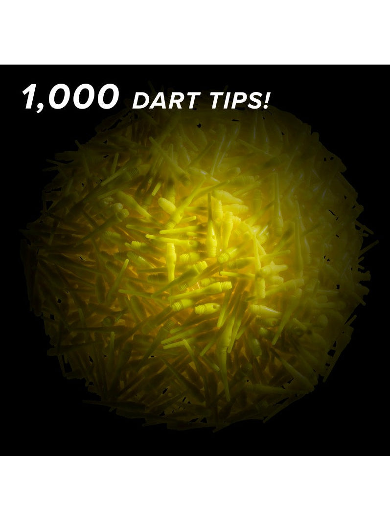 Viper Tufflex Tips III 2BA Yellow 1000Ct Soft Dart Tips