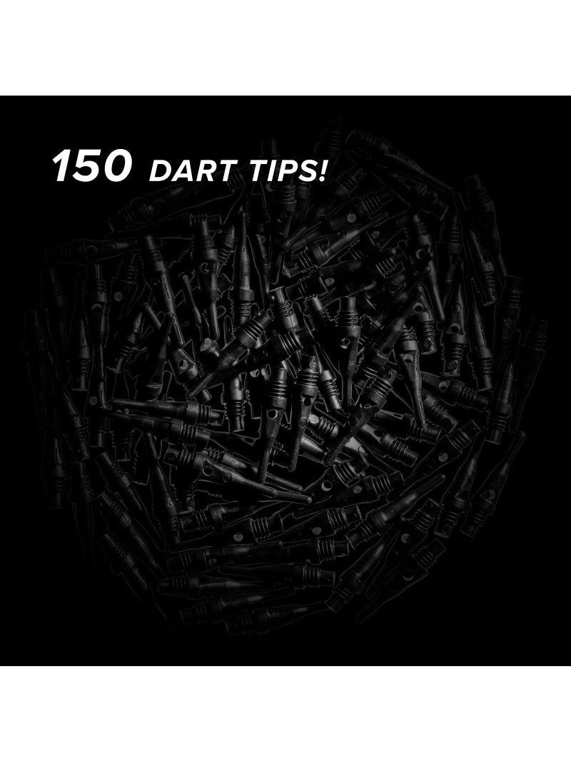 Viper Tufflex Tips SS 2BA Black 150Ct Soft Dart Tips