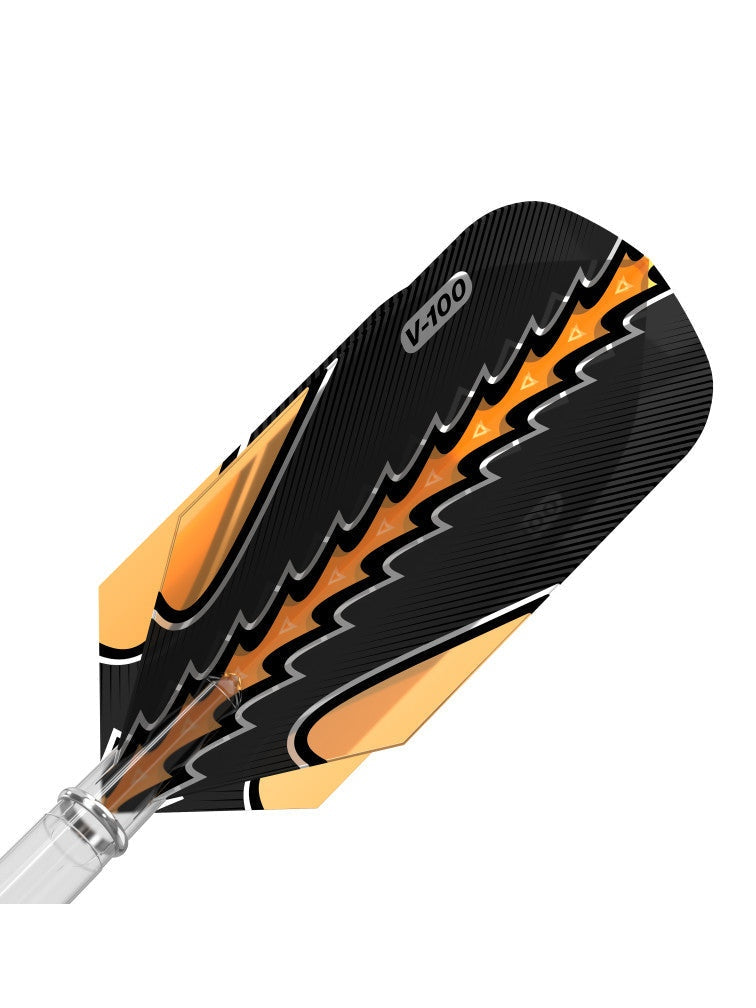 Viper Black Flux Dart Flights Slim Gold