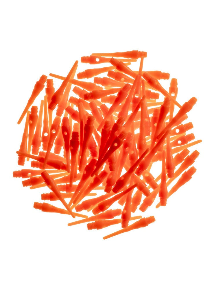 Viper Tufflex Tips III 2BA Neon Orange 100Ct Soft Dart Tips