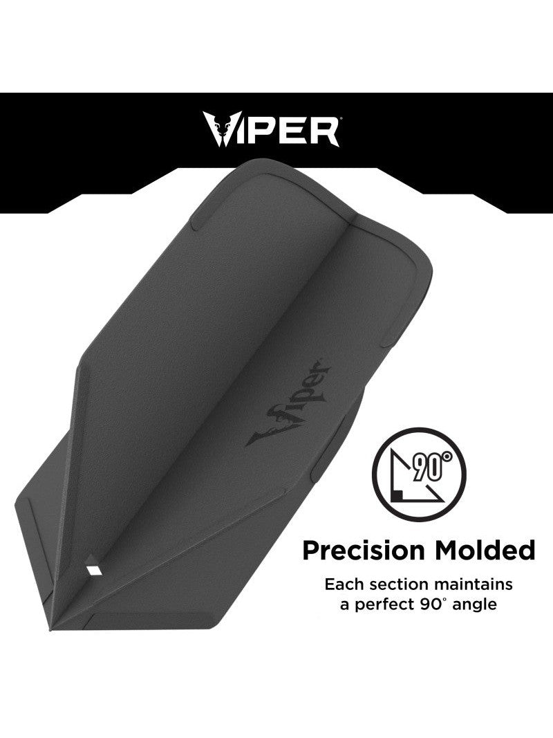 Viper Cool Flights Molded Dart Flights Slim Black