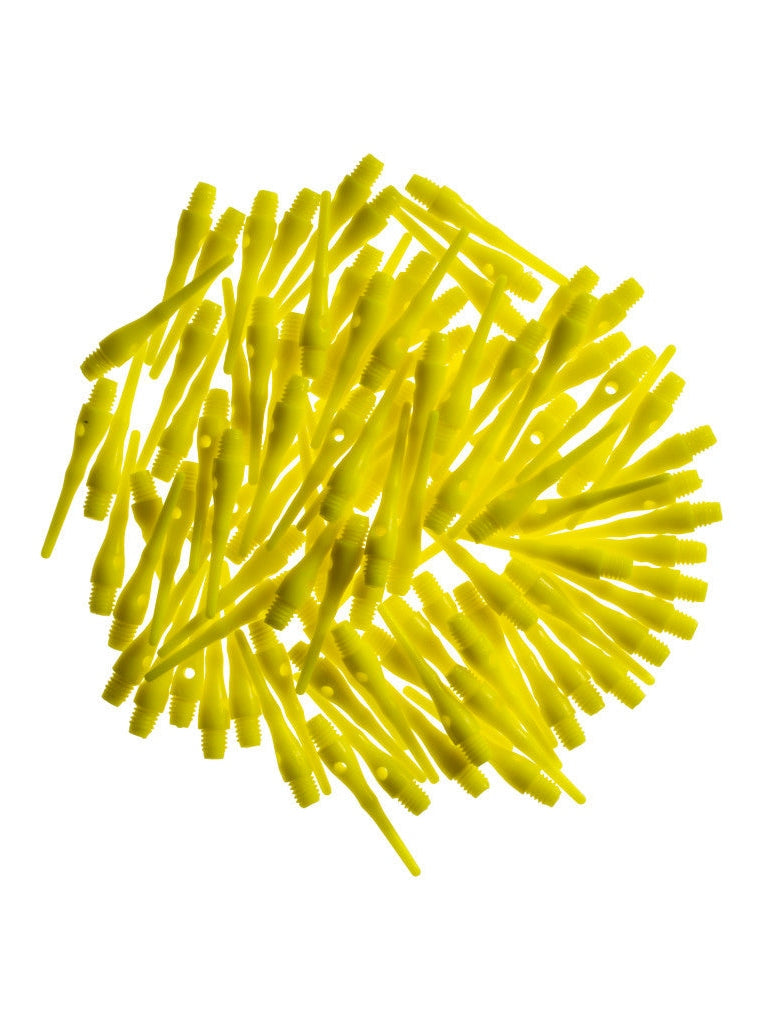 Viper Tufflex Tips III 2BA Neon Yellow 100Ct Soft Dart Tips