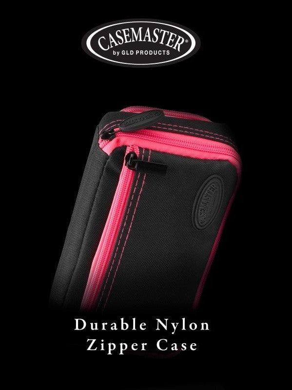 Casemaster Plazma Plus Dart Case Black with Pink Trim and Phone Pocket