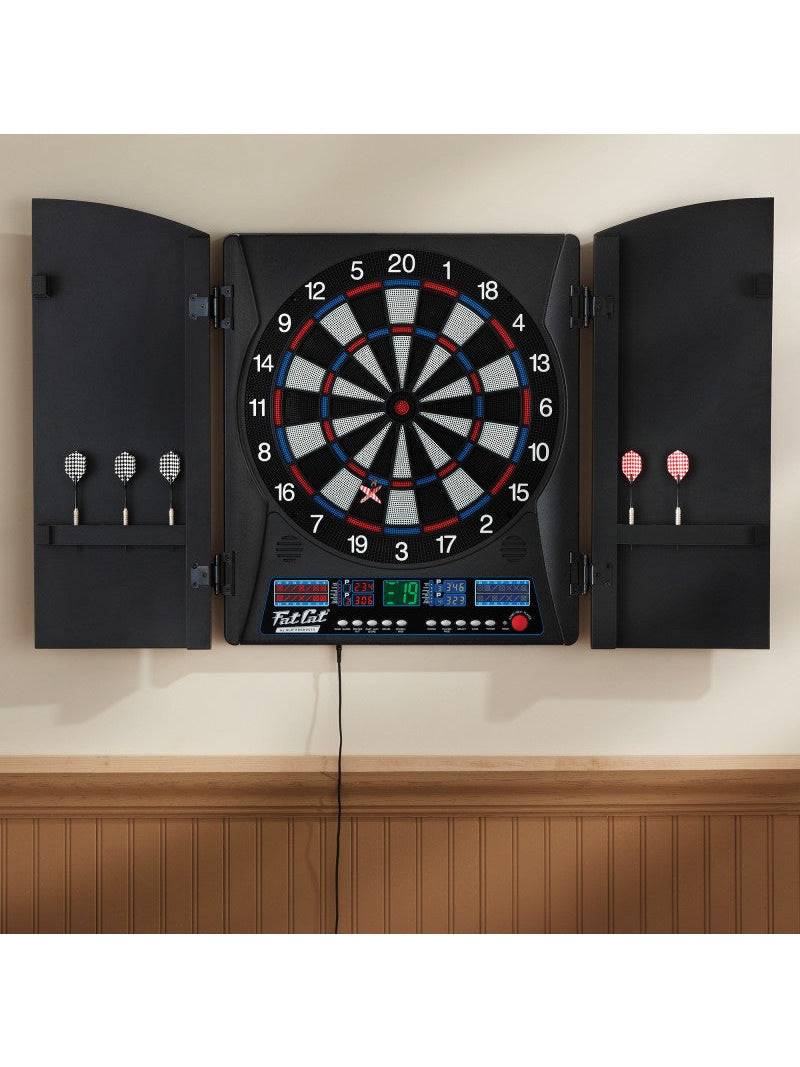 Fat Cat Electronx Electronic Dartboard, 13.5" Compact Target